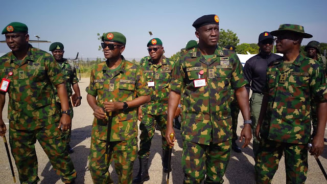 Nigeria’s Army Chief Visits Borno, Urges Troops to Maintain Heightened Vigilance