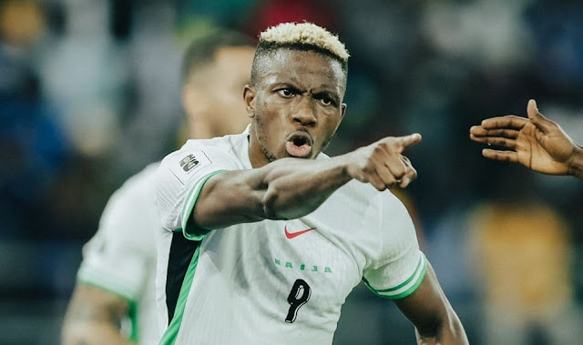 Osimhen’s Extra-Time Brace Powers Nigeria to 4­-1 Win Over Gabon in World Cup Semifinal Playoff