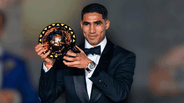 Achraf Hakimi Wins African Player of the Year, Capping a Dominant Season for Morocco’s Star Defender