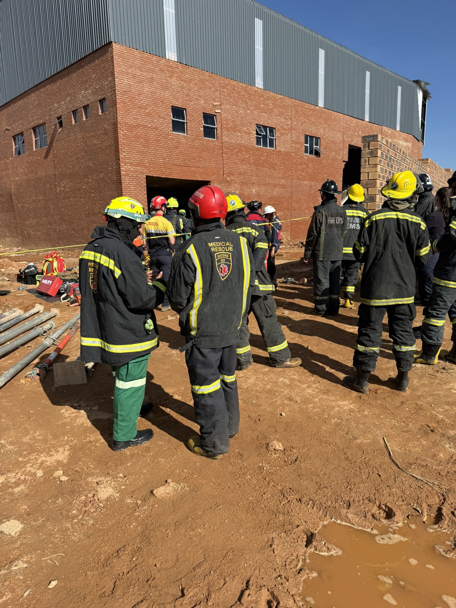 Six Dead After Concrete Slab Collapse at Amethyst Business Park, Johannesburg