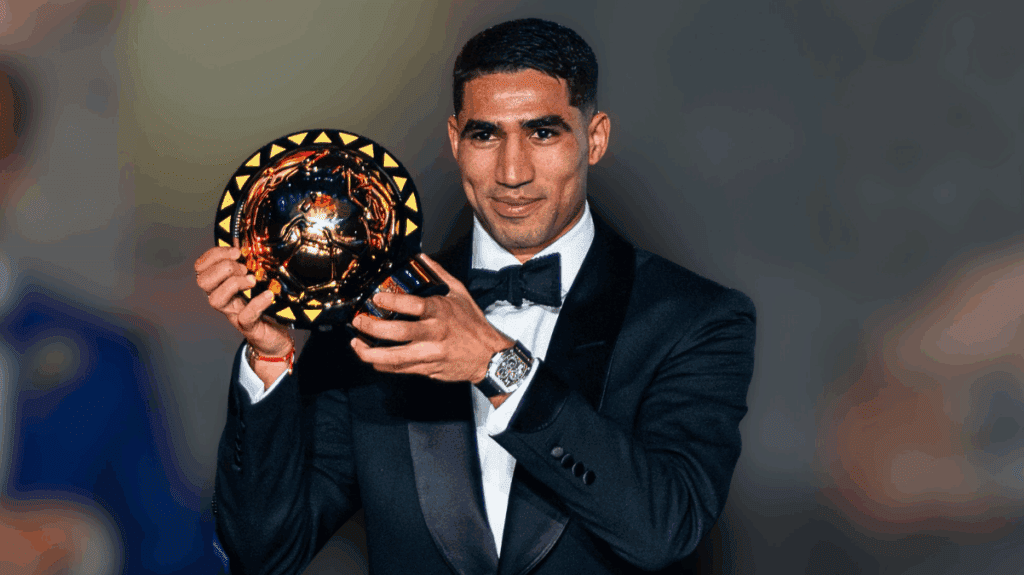 Achraf Hakimi Wins African Player of the Year, Capping a Dominant Season for Morocco’s Star Defender