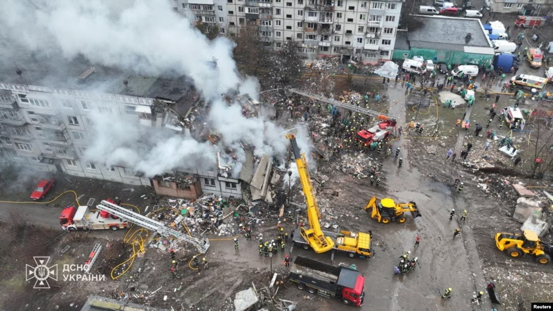 Six Killed as Russia Strikes Energy and Residential Targets Across Ukraine