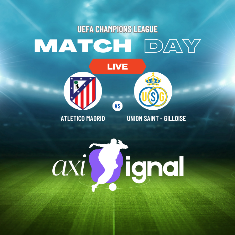Atlético Madrid vs Union Saint-Gilloise - Live | UCL