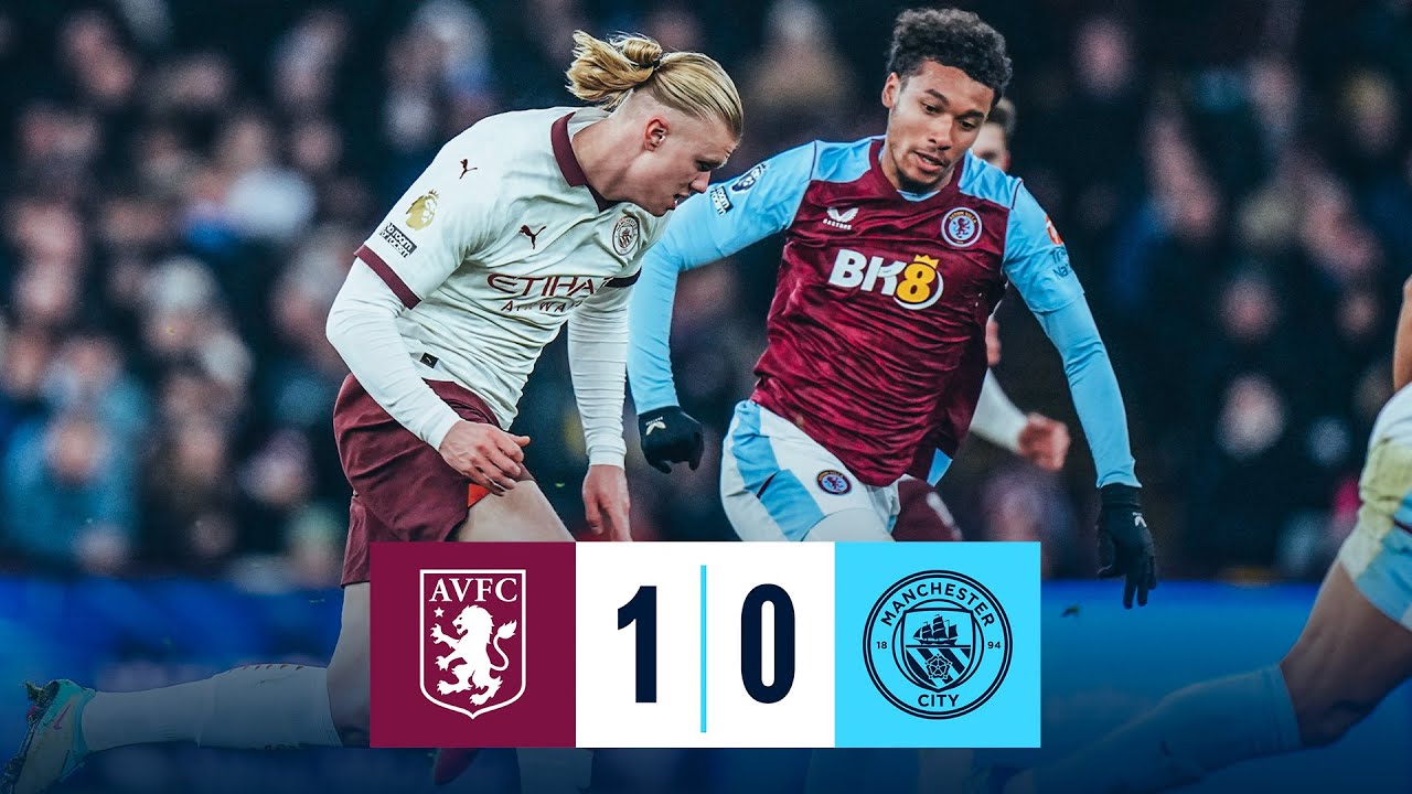 Aston Villa Shock Man City with 1-0 Win at Villa Park