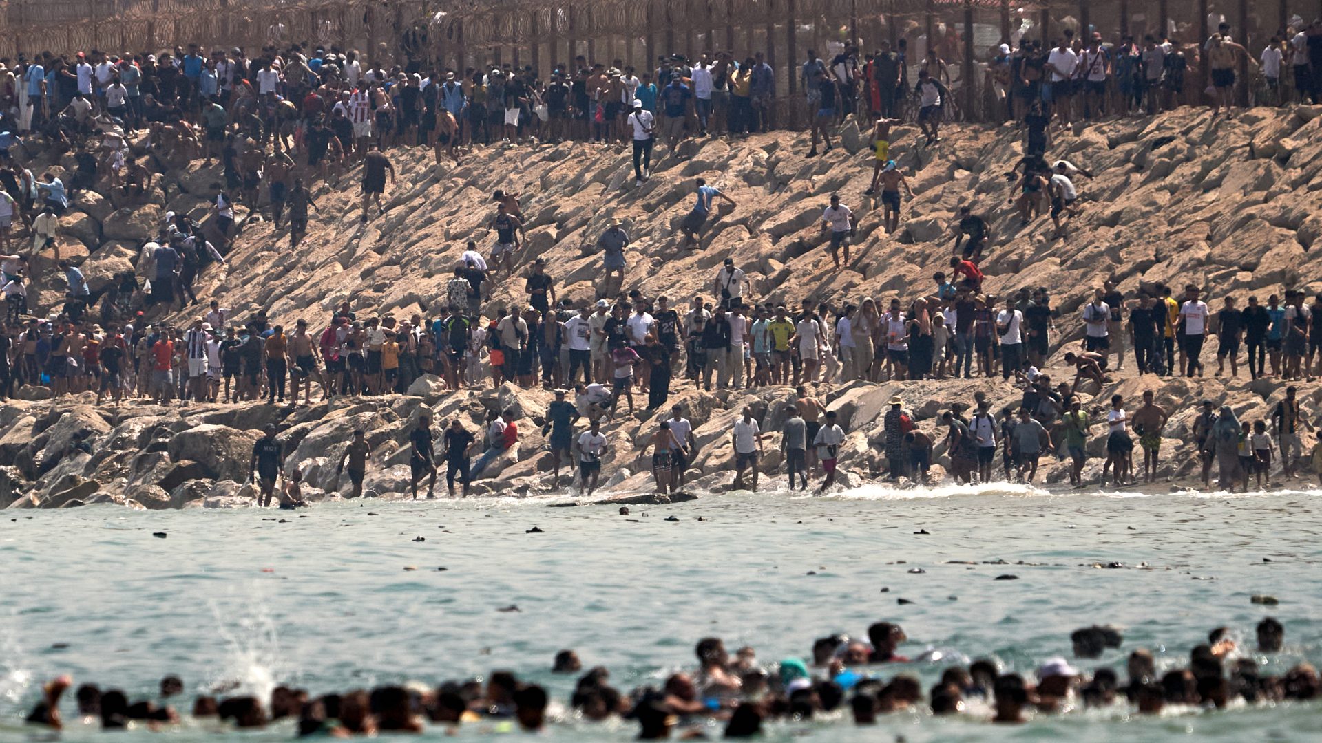 Spain Deploys Troops To Ceuta After Thousands Cross From Morocco