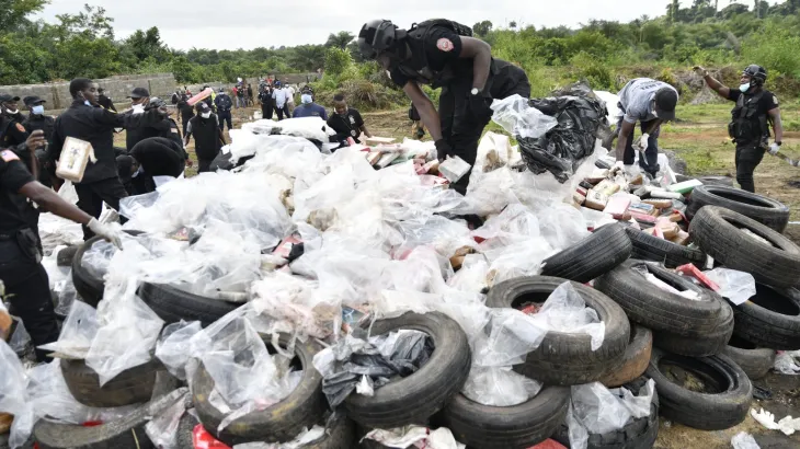 Liberia Destroys 4.2 Metric Tonnes Of Cocaine Worth $336 Million