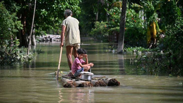 India Floods Displace Thousands