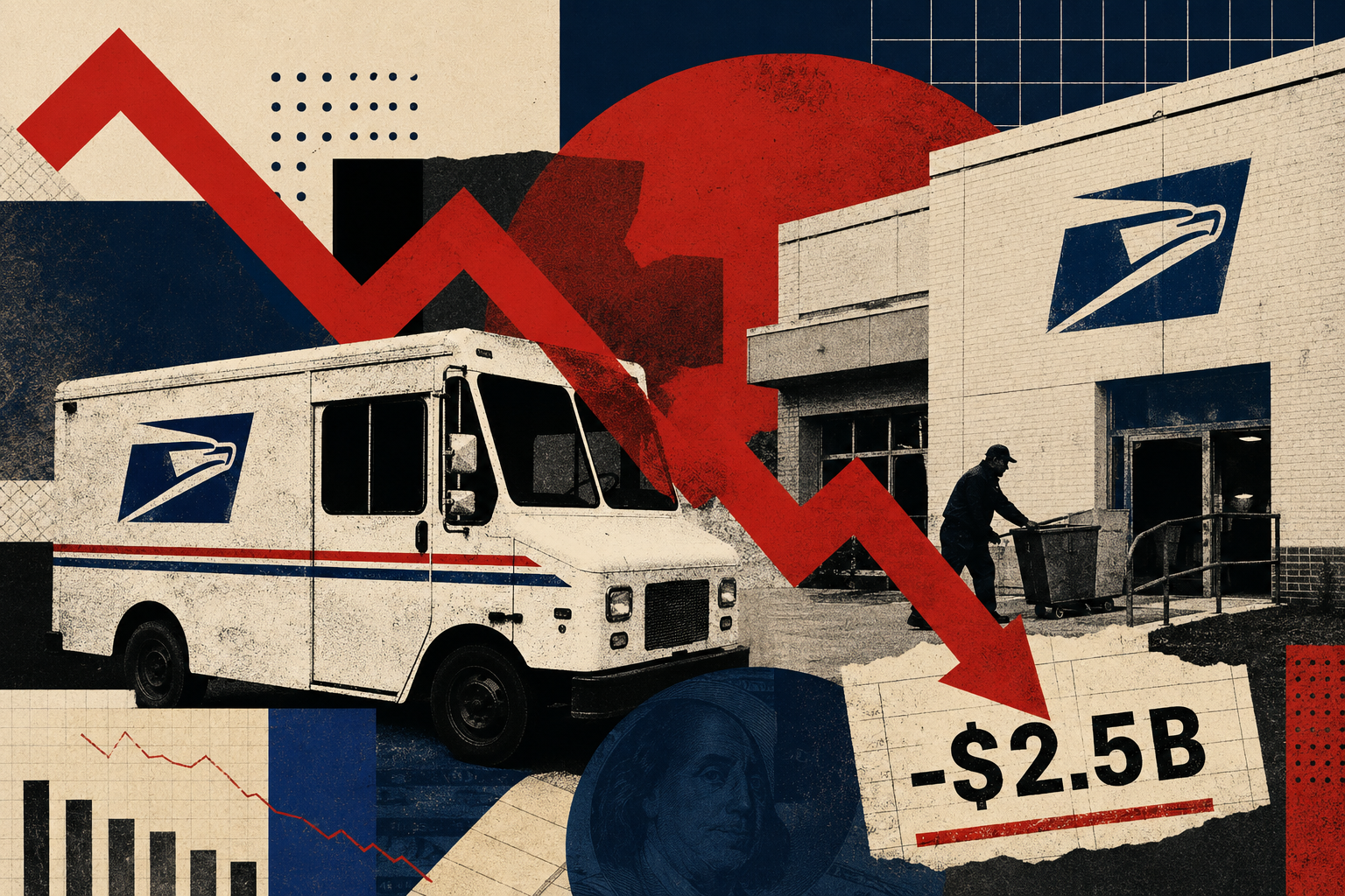 USPS Posts $2.5 Billion Quarterly Loss as Liquidity Crisis Deepens