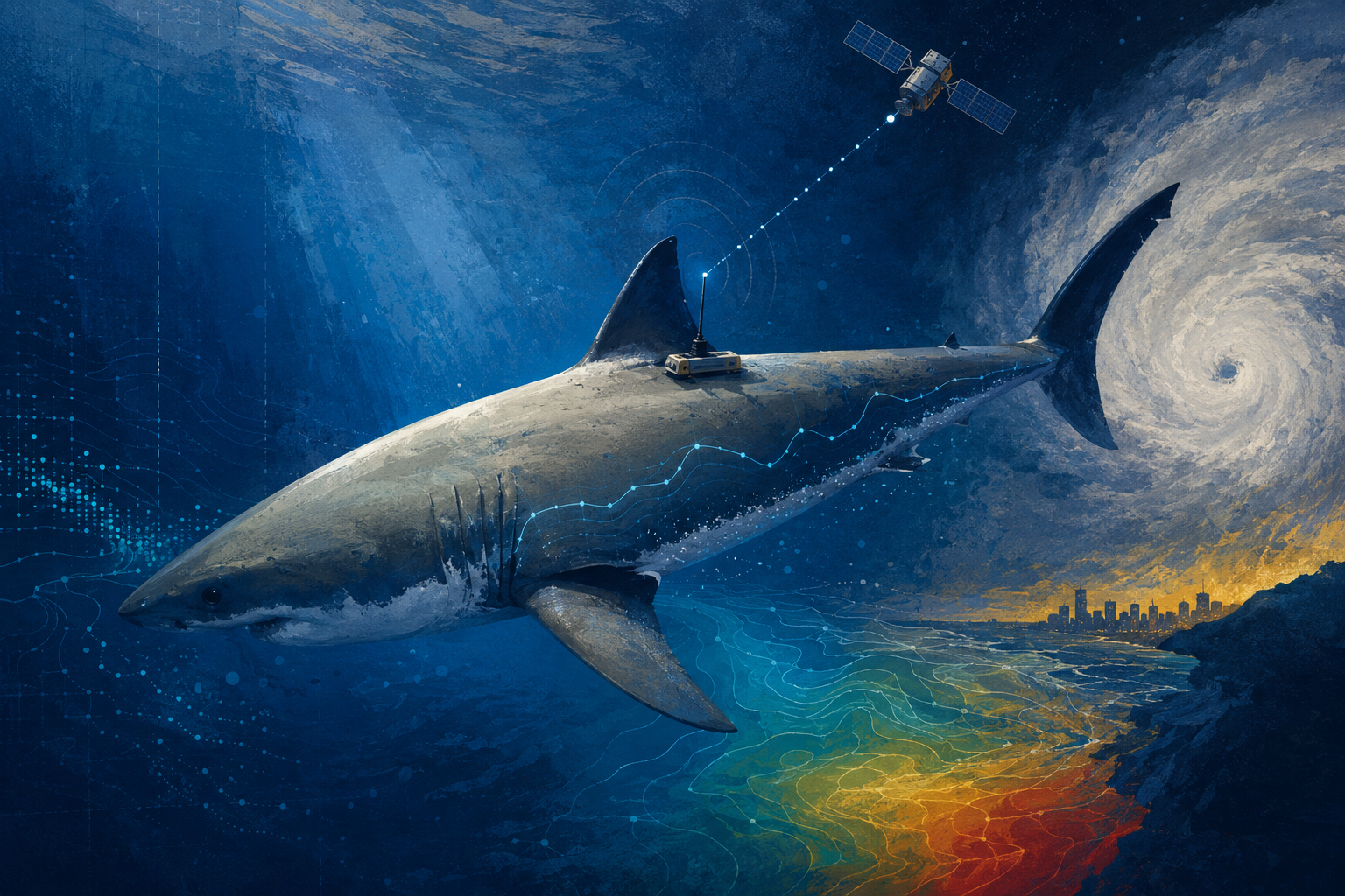 Scientists Are Turning Sharks Into Ocean Sensors to Help Predict Hurricane Intensity