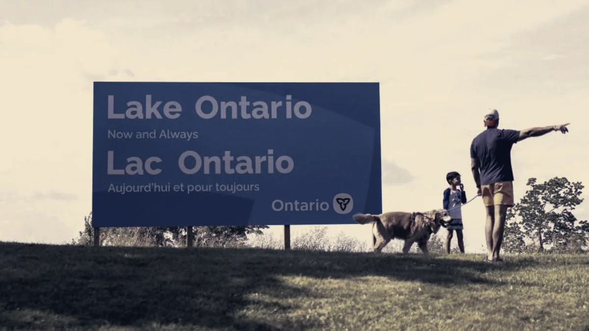 Canada Installs Large Lake Ontario Sign In Latest Jab At US