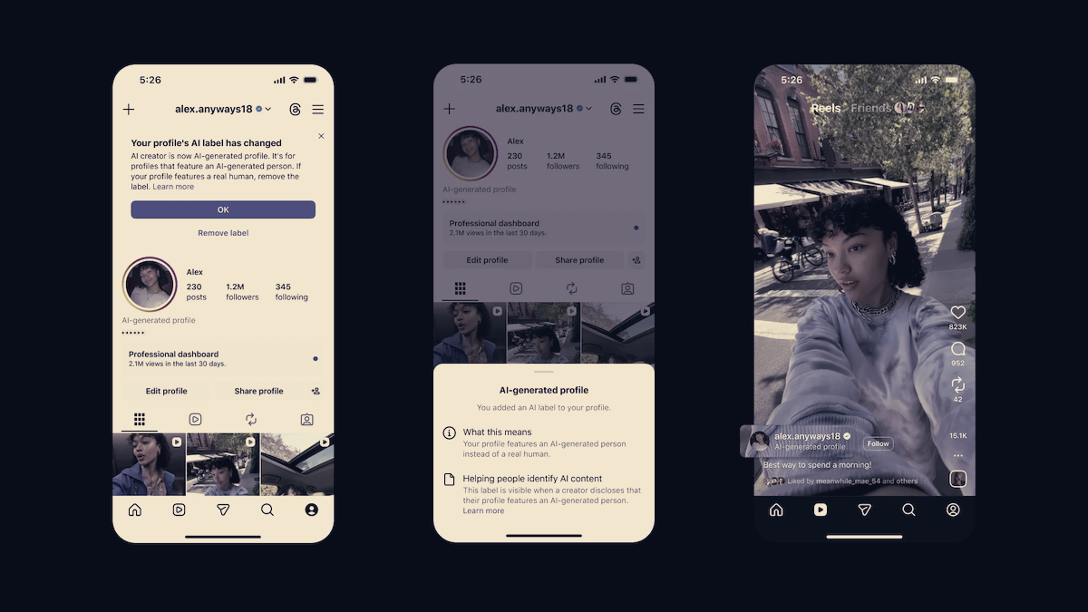 Instagram Limits Reach For Undisclosed AI-Generated Profiles