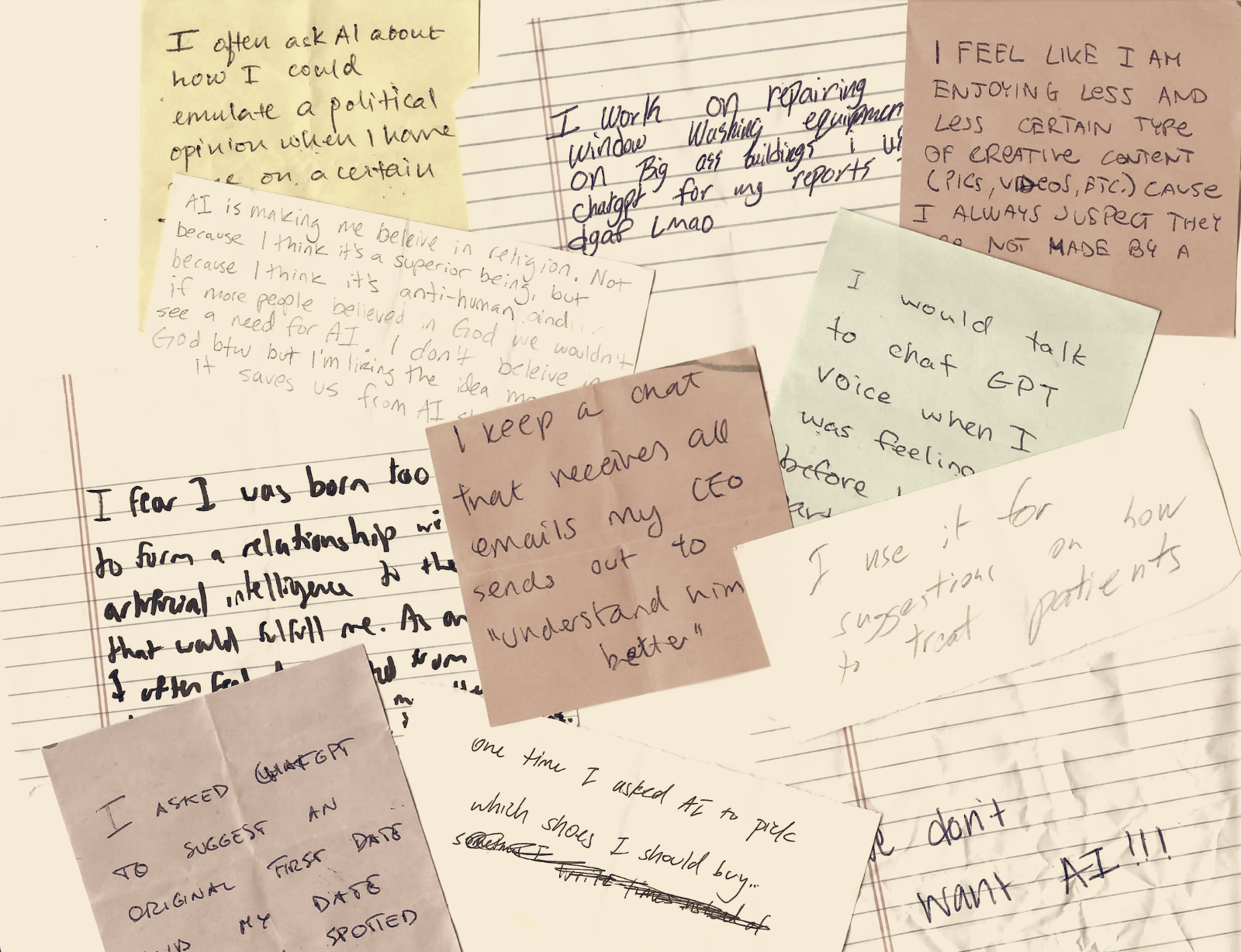 Olivia Tai’s Confession Project Reveals Widespread Personal Use of AI