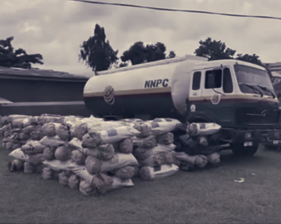 NDLEA Removes 2,145kg Cannabis Hidden in Fuel Tanker, Video Shows Aftermath
