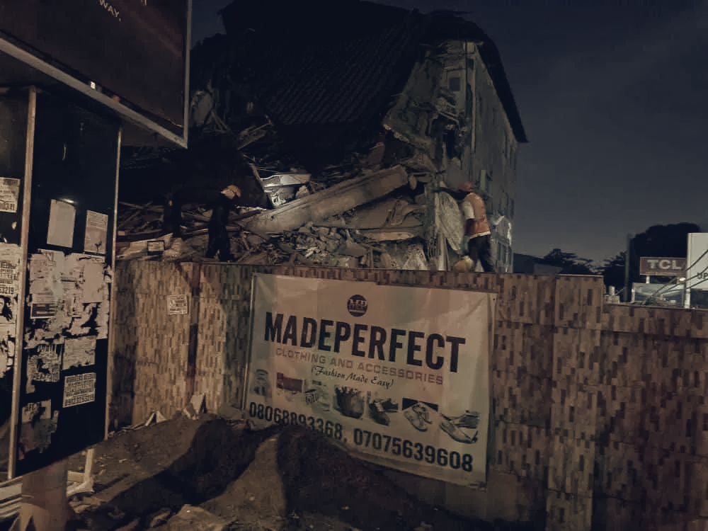 Three-Storey Building Collapses in Wuse Zone 4, Rescue Operation Underway