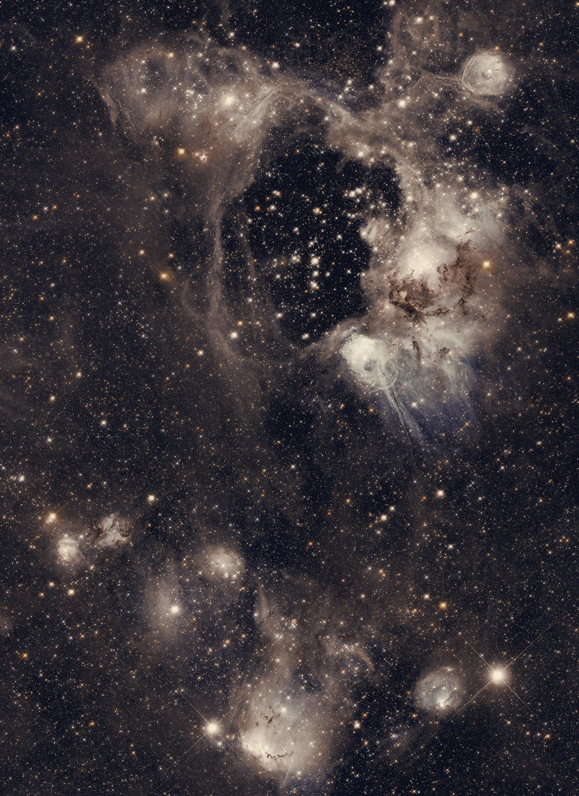 Hubble Captures N44 Superbubble in Large Magellanic Cloud, Giving Astronomers a New Image