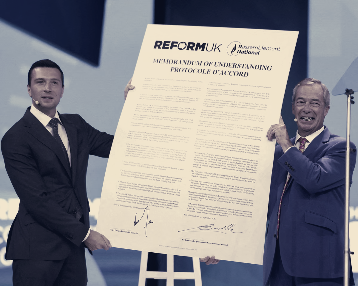 National Rally President Signs Farage Deal, Sparks Broad French Backlash