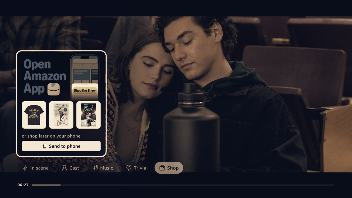 Amazon Makes Prime Video Shoppable, Expands Shop the Show to 8,000 Titles