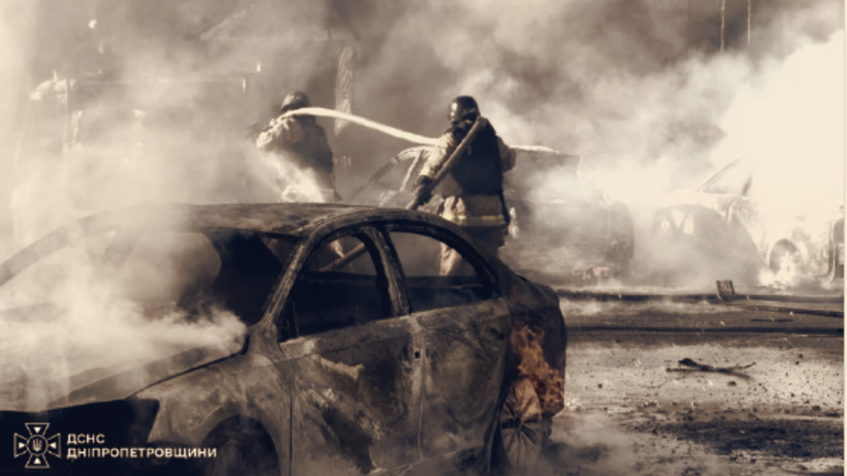 Russian Drone Strike Kills Five, Wounds 67 At Pavlohrad Mall