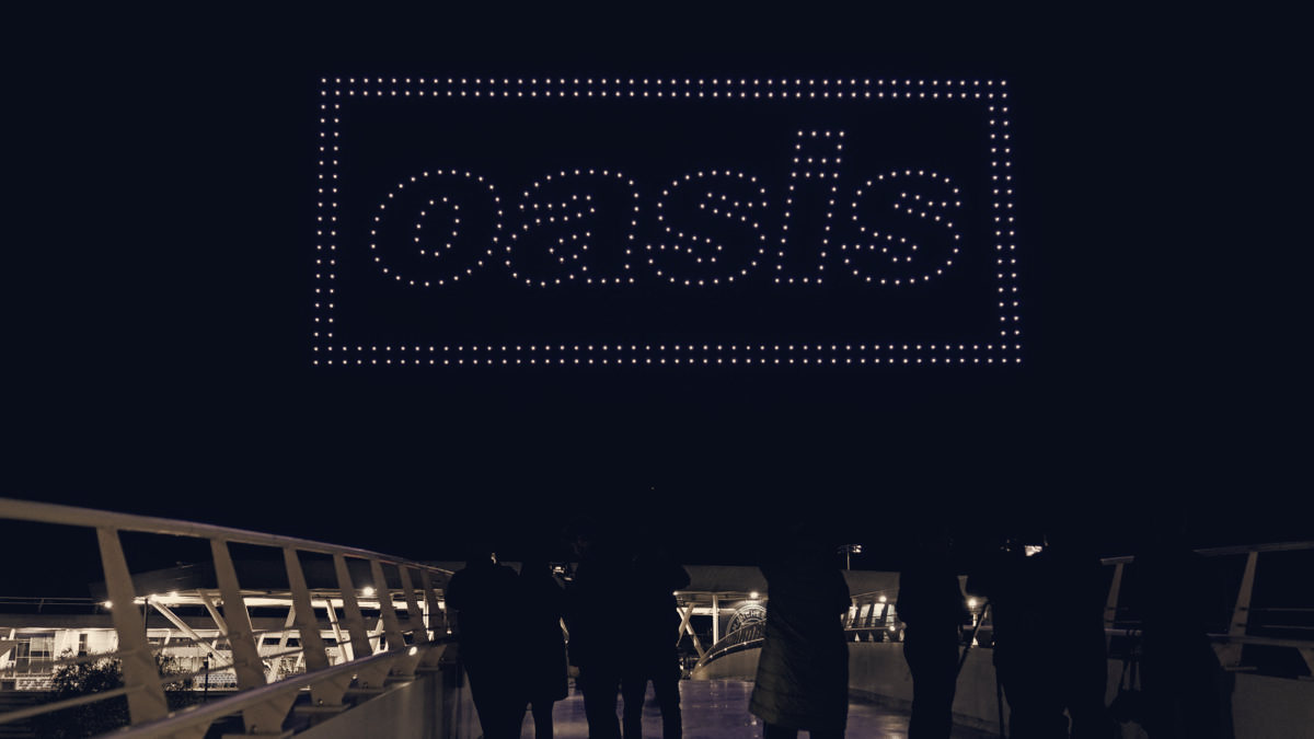 Oasis Set 14 September Tour Announcement After Drone Skyshow Over Etihad