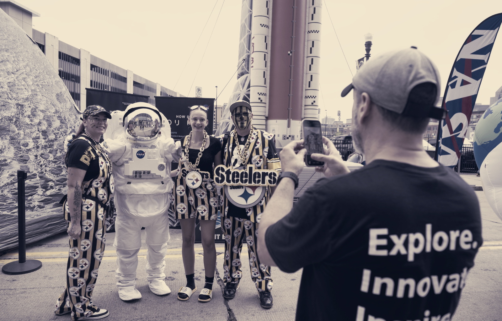 NASA Kicks Off Inspiration Tour at Steelers-Falcons Game, Brings Experience Zone to Fans