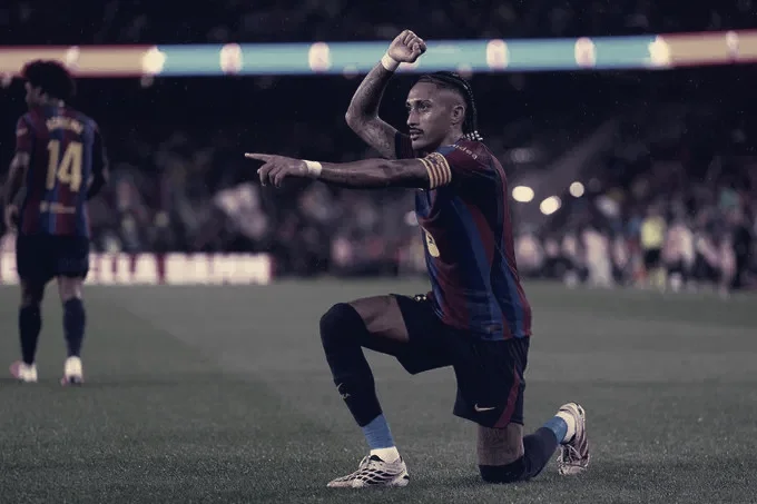 Barcelona Move Three Points Clear After 7-2 Rout of Racing Santander