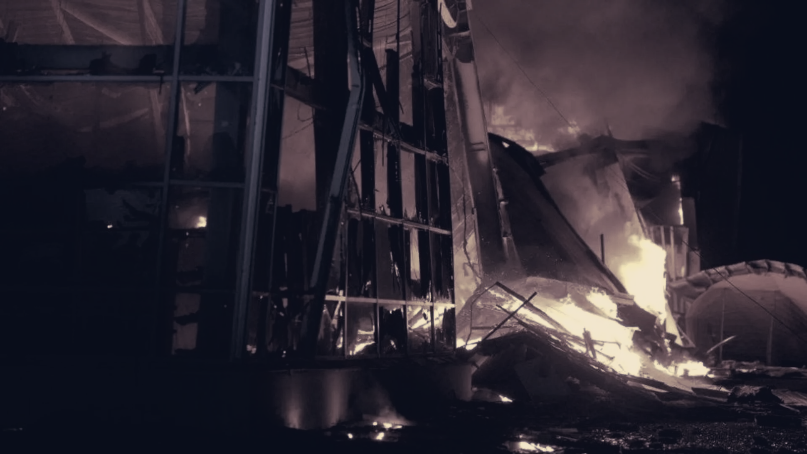 Russian Strike Sets Zaporizhzhia Shopping Centre Ablaze
