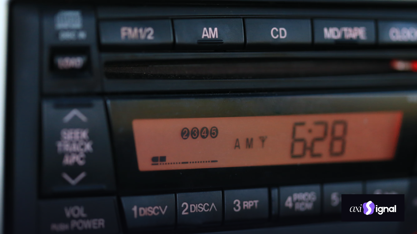 vehicle radio and audio cd player