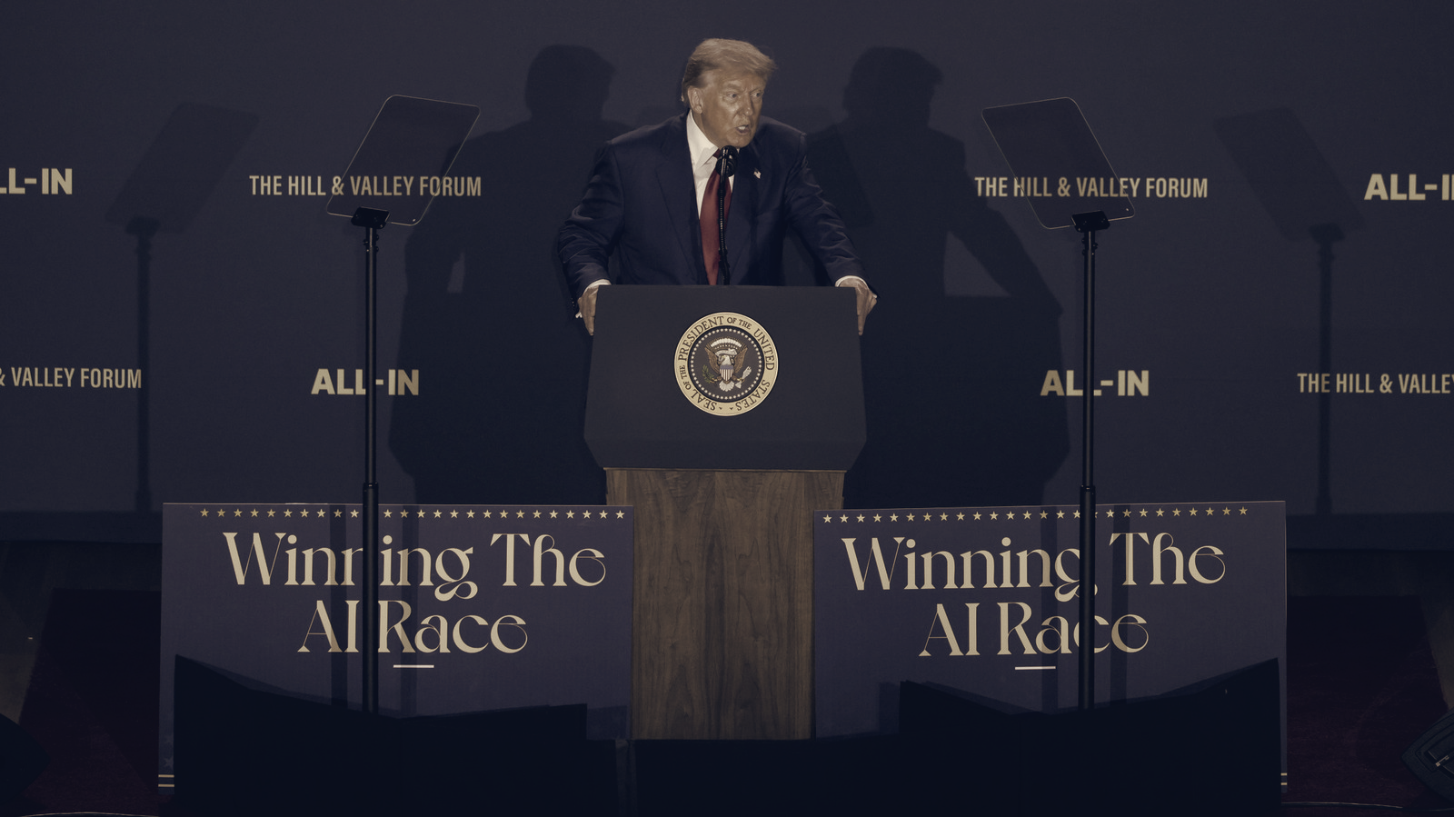 Trump Says He's Creating 'AI Force', Vows Not to Hinder AI Growth