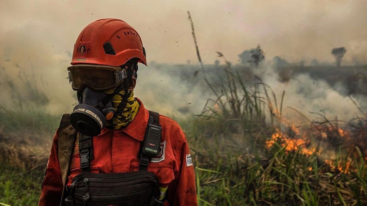 Millions Face Health Risk As Indonesian Wildfire Haze Engulfs Southeast Asia