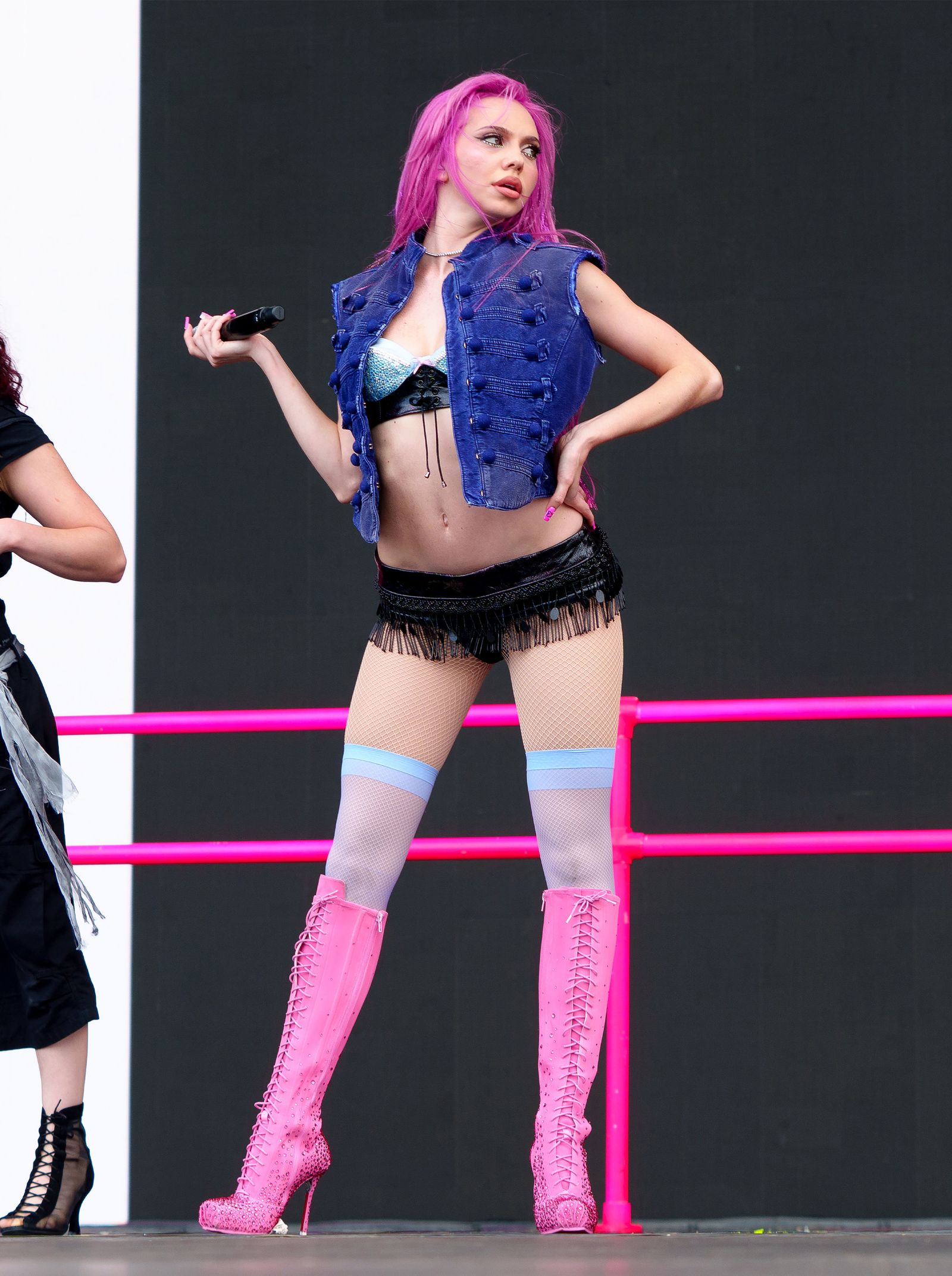 Image may contain Adult Person Clothing Footwear Shoe High Heel Performer Solo Performance and Hair