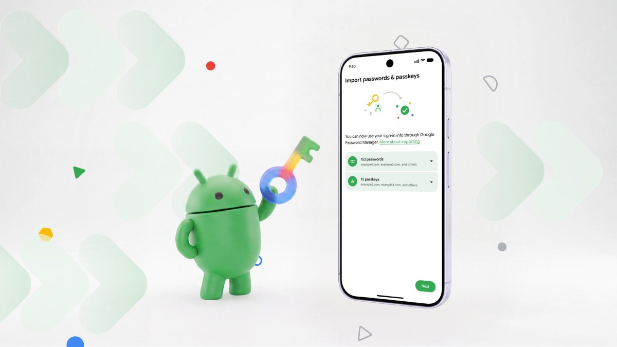 Google Lets Android Users Transfer Passwords and Passkeys, Avoiding CSV Exports