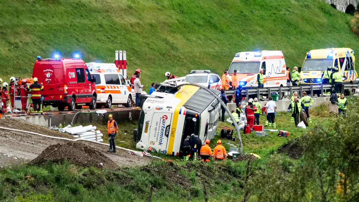 Coach Overturns in Swiss Alps, Killing Several Dutch Tourists