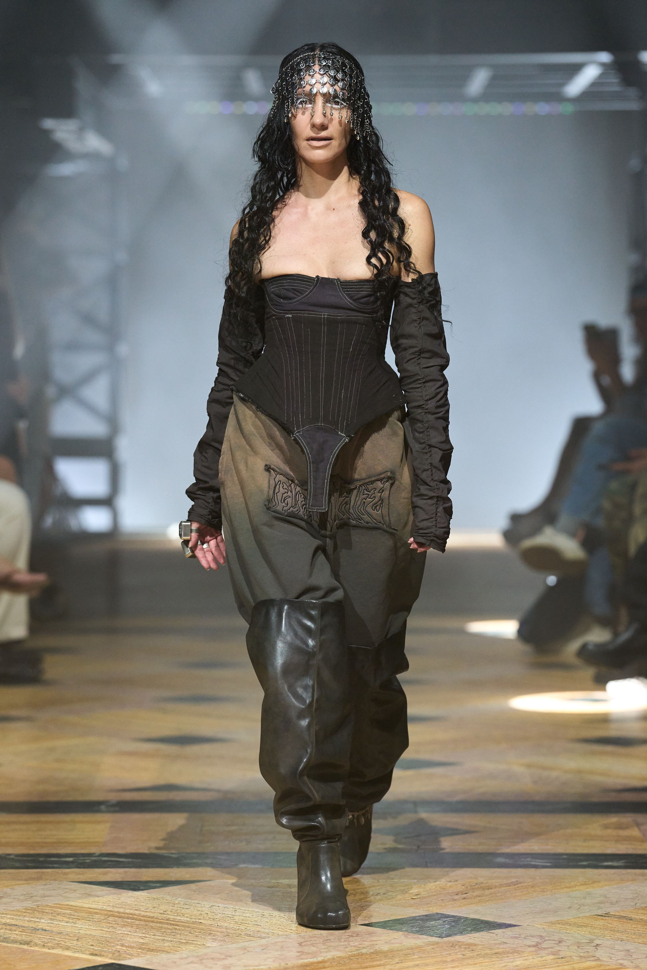 Image may contain Sheila Vand Adult Person Fashion Hair Clothing Footwear and Shoe