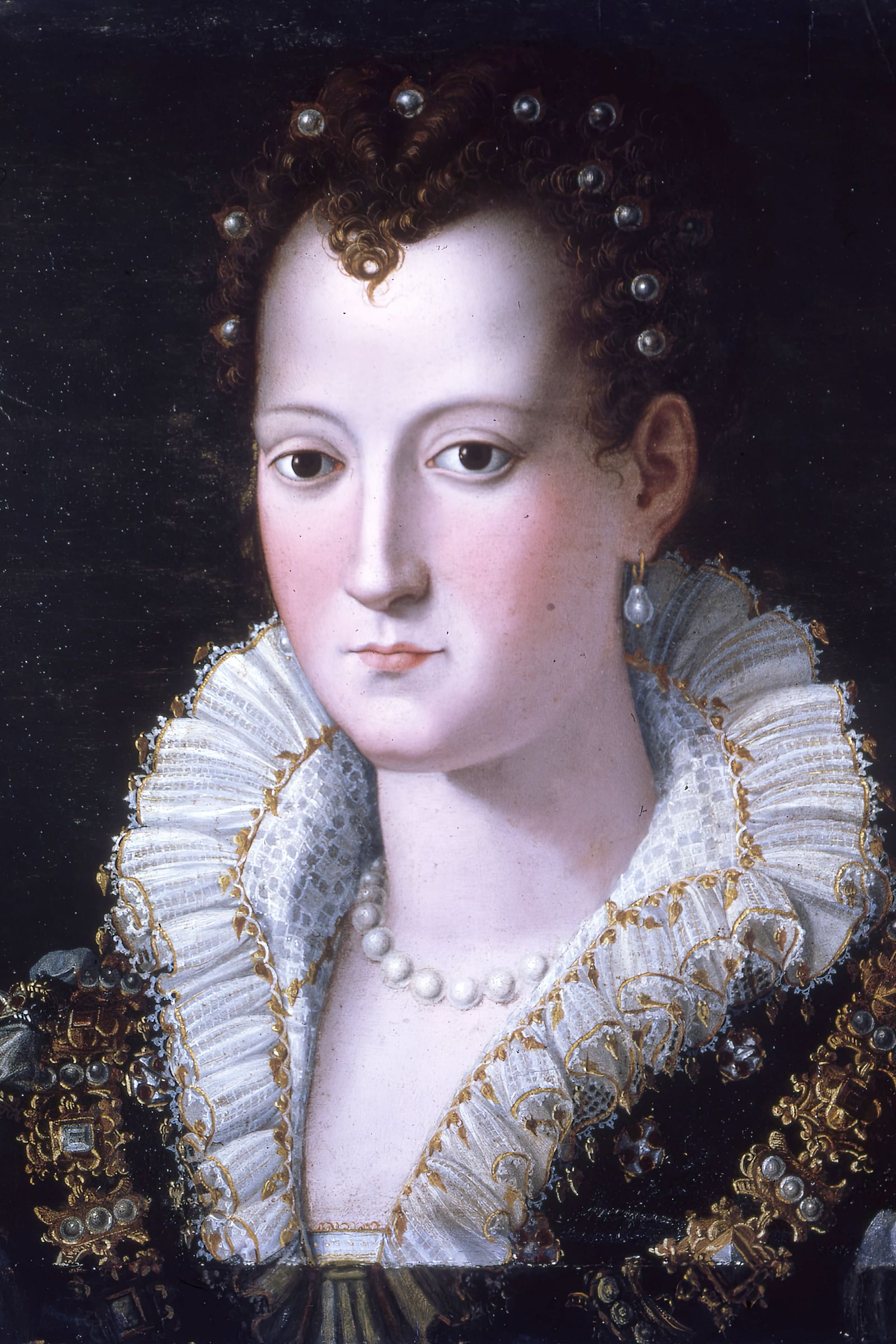 Image may contain Marie de' Medici Art Painting Person Adult Wedding Face Head Photography and Portrait